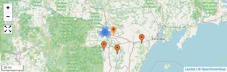 Related schools map