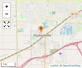 Map of Hudsonville Christian School
