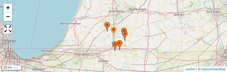 Related schools map