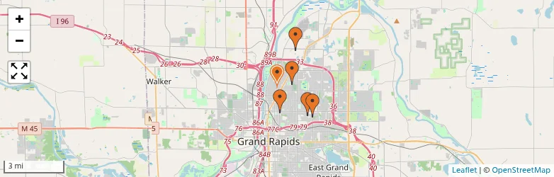 Related schools map