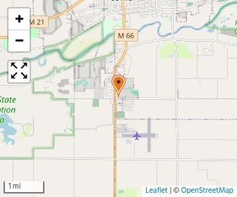 Map of Ionia Nazarene Christian School