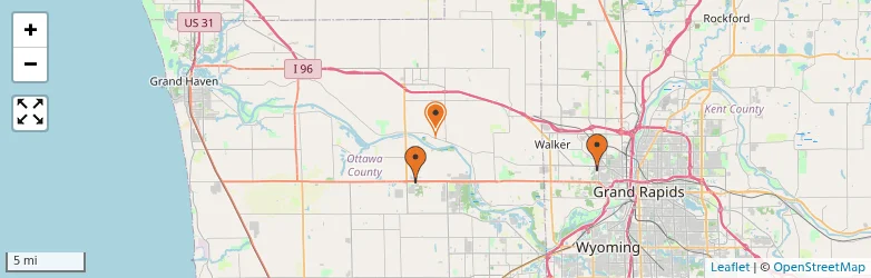 Related schools map