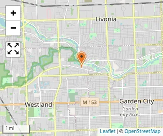 Map of Lutheran High School Westland