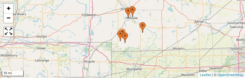 Related schools map