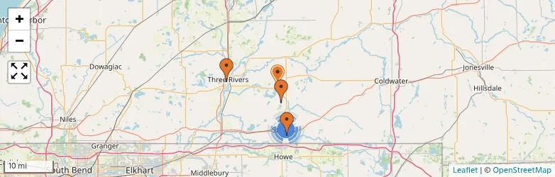 Related schools map