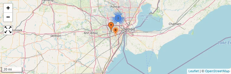 Related schools map