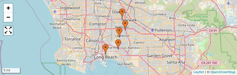 Related schools map
