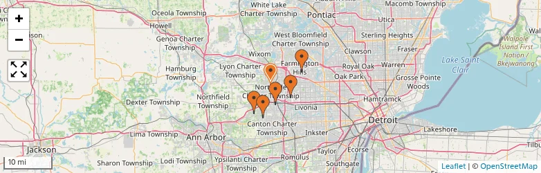 Related schools map