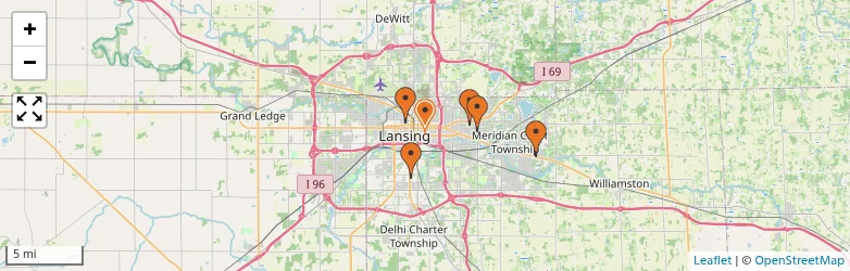 Related schools map