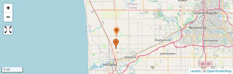 Related schools map