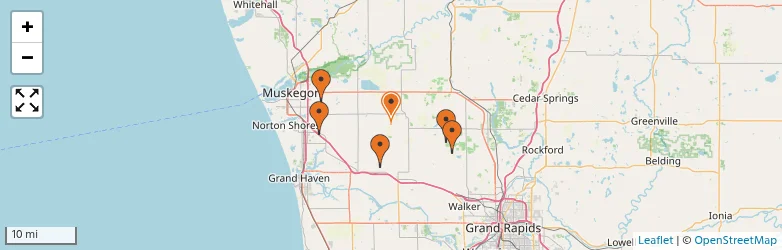 Related schools map