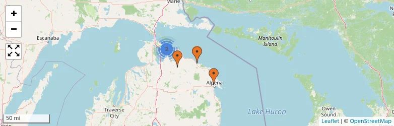 Related schools map