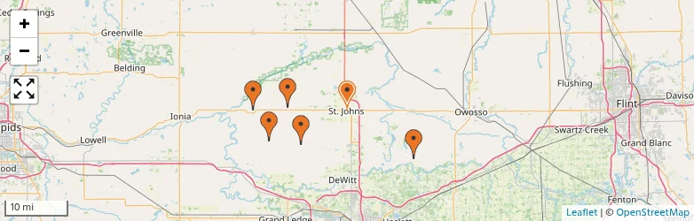 Related schools map
