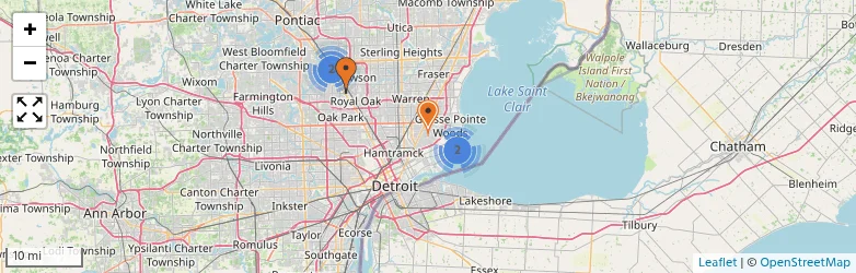 Related schools map