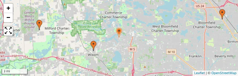 Related schools map
