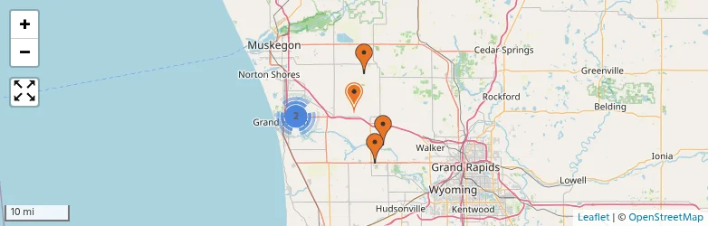 Related schools map