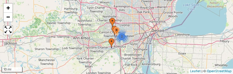 Related schools map