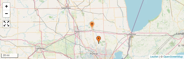 Related schools map