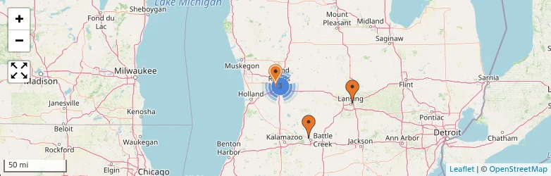 Related schools map