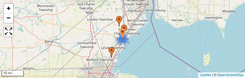 Related schools map