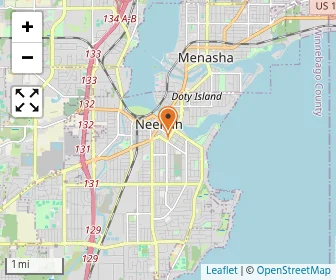 Map of Neenah Lutheran School