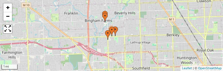 Related schools map