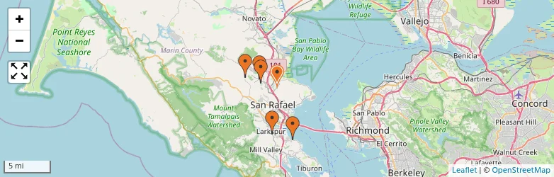 Related schools map