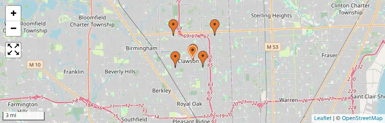 Related schools map