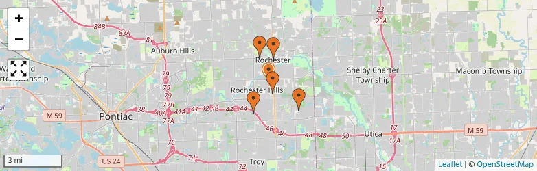 Related schools map