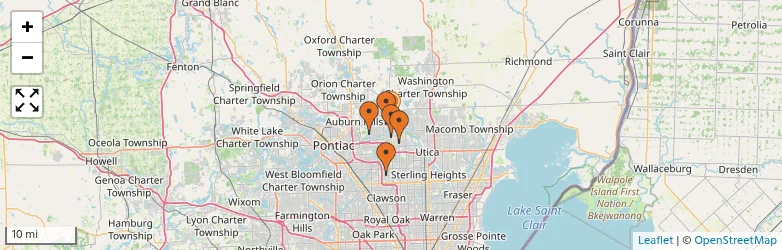 Related schools map