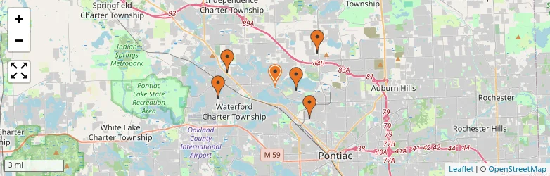 Related schools map