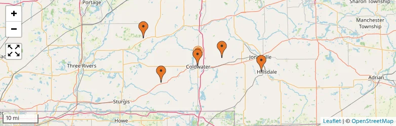 Related schools map