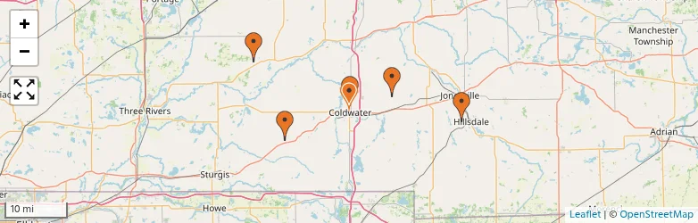 Related schools map