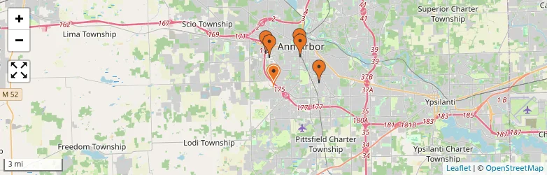 Related schools map