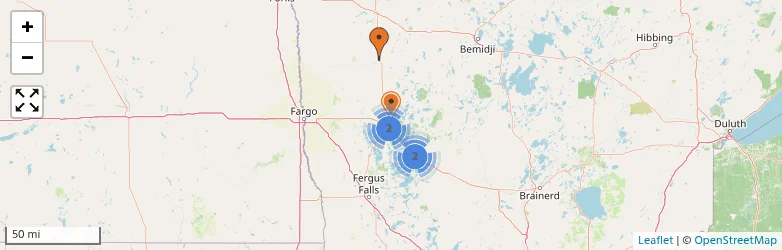 Related schools map