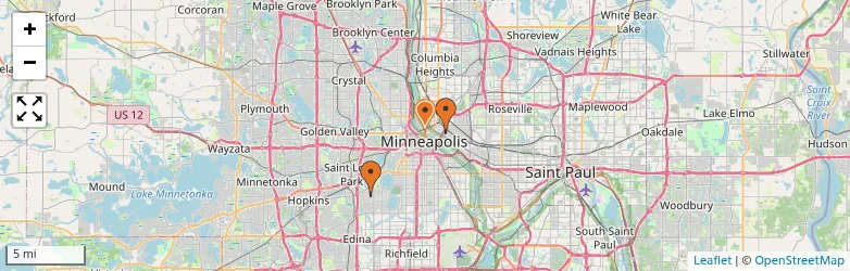 Related schools map