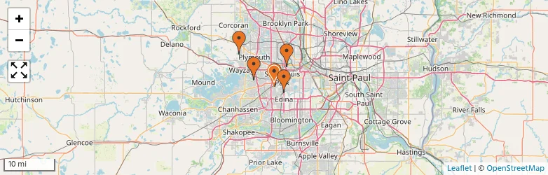 Related schools map