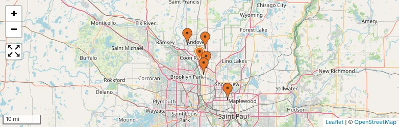 Related schools map