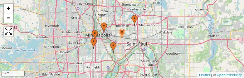 Related schools map