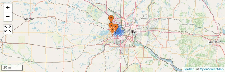 Related schools map