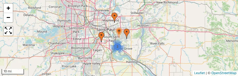 Related schools map