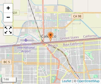 Map of Calexico Mission School