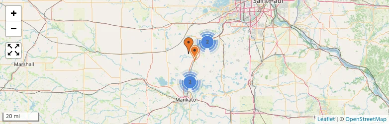Related schools map