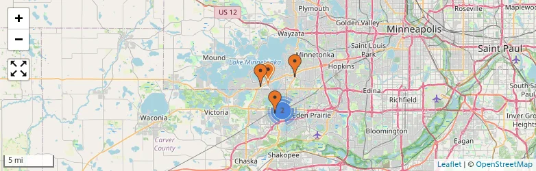 Related schools map
