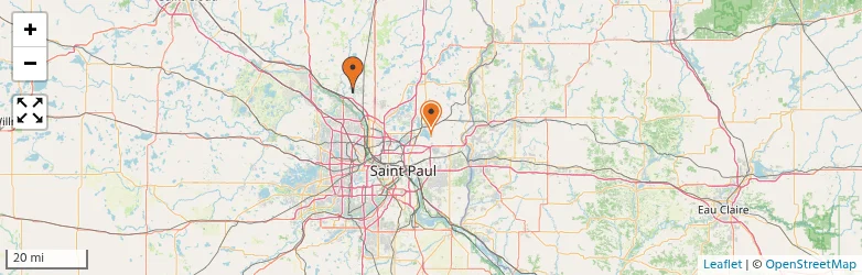 Related schools map