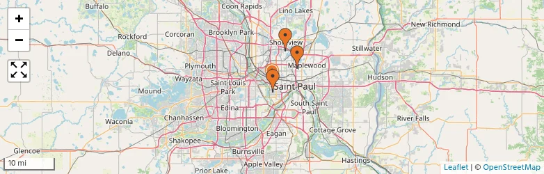 Related schools map