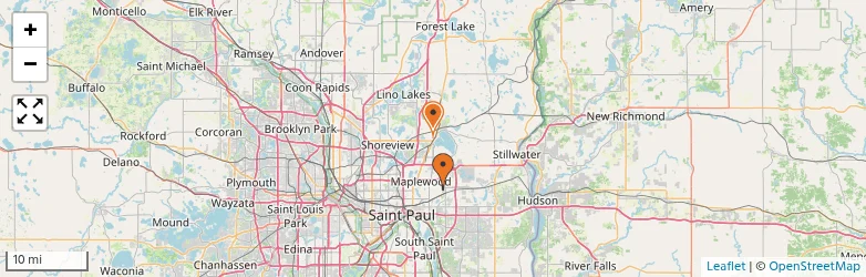 Related schools map