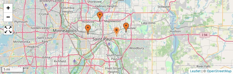 Related schools map