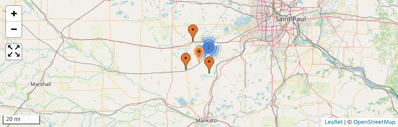 Related schools map