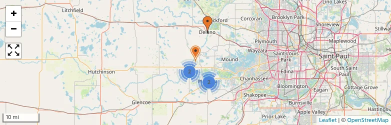 Related schools map